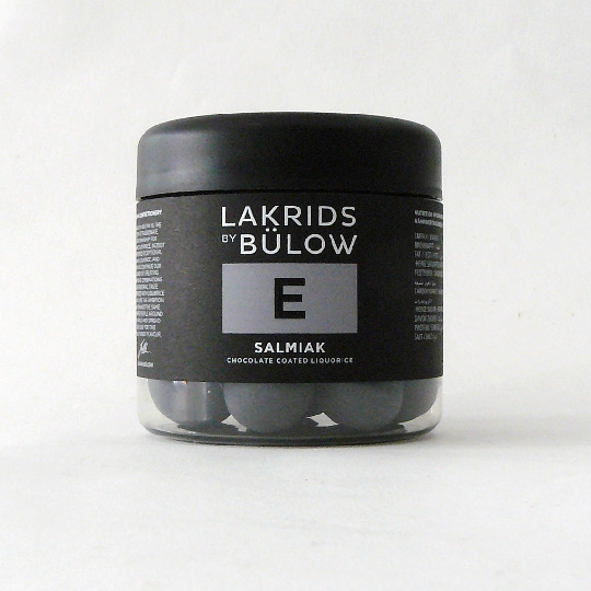 Box liquorice with salmiac, hand made in Denmark