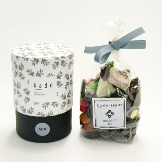 kadó-liquorice from sweet to salt through Europe in a carton present box