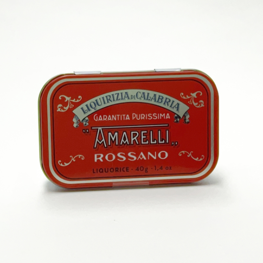 Pure liquorice in the tin from Calabria