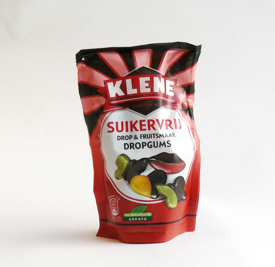 Liquorice-winegum with sweetener, dutch