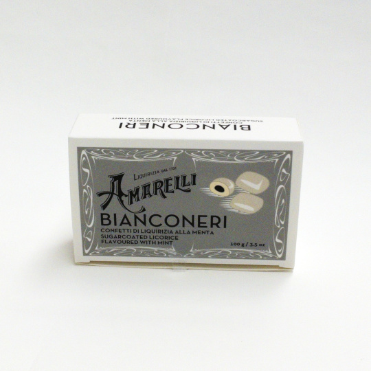 Amarelli Bianconeri, 100g-Schachtel