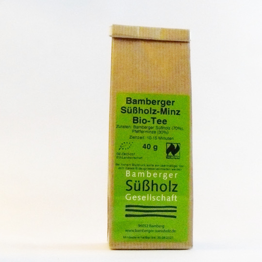 Bamberger Süßholz-Minze-Tee, 40g-Tüte