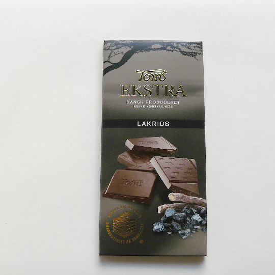 Ekstra liquorice-chocolate, 100g-bar