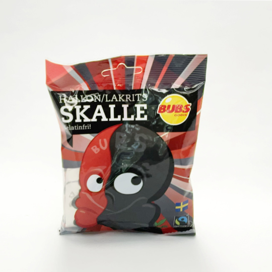 Himbeer Skalle, 90g-Tüte