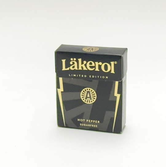 Extra Salziges Lakritz - Läkerol pepper o.Z., 25g-Schachtel - kadó