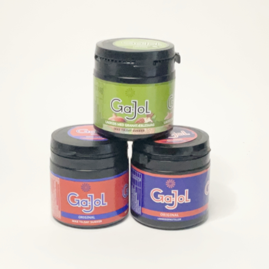 Lakritz - Angebote - 3 x Gajol rot-blau-grün o.Z., 100g-Dose - kadó