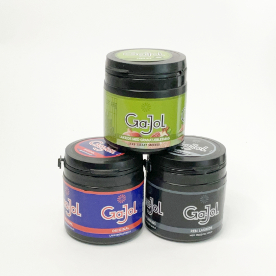 Lakritz - Angebote - 3 x Gajol schwarz-blau-grün o.Z., 100g-Dose - kadó