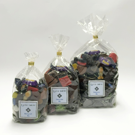 Lakritz - Mischungen - Glutenfreie Lakritzmischung mit Lakritzmarzipan - kadó