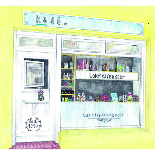 Lakritz - Präsente - kadó-Postkarte - kadó