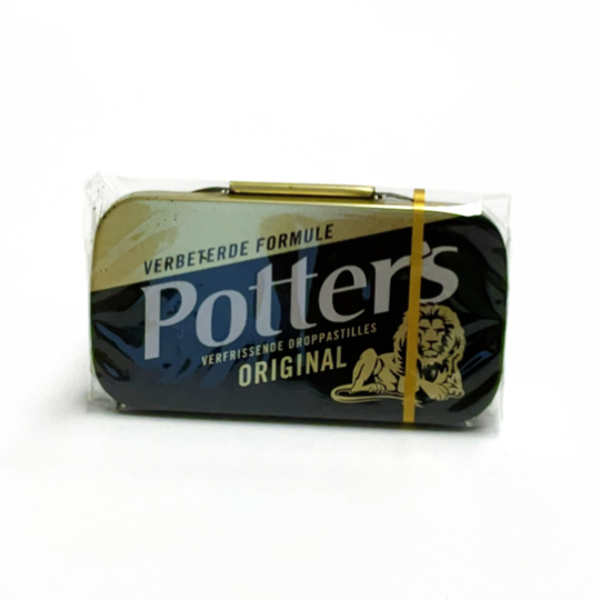 Lakritz - Schachteln & Dosen - Potters Lakritzpastillen, 12g-Dose - kadó