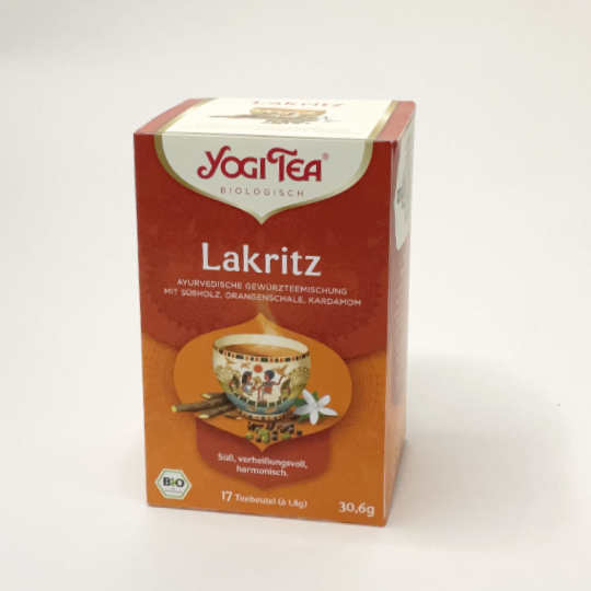 Liquorice - Beverages - Yogi- Liquorice tea, 17 bags - kadó