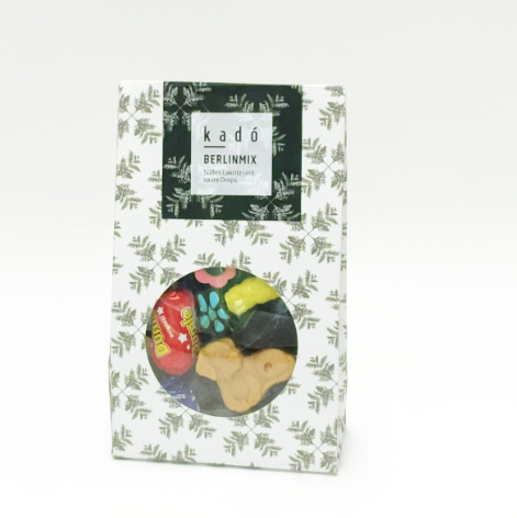 Liquorice - Mix - BerlinMix in kadó-design bag, 200g - kadó