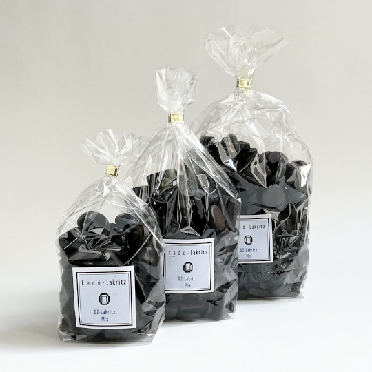 Liquorice - Mix - Mix of double salted liquorice - kadó