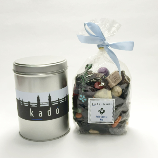 Liquorice - Mix - Present tin 'Berlin' with 500g liquorice - kadó