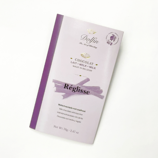 Liquorice - Presents - Milk choc Reglisse, 100g-bar - kadó