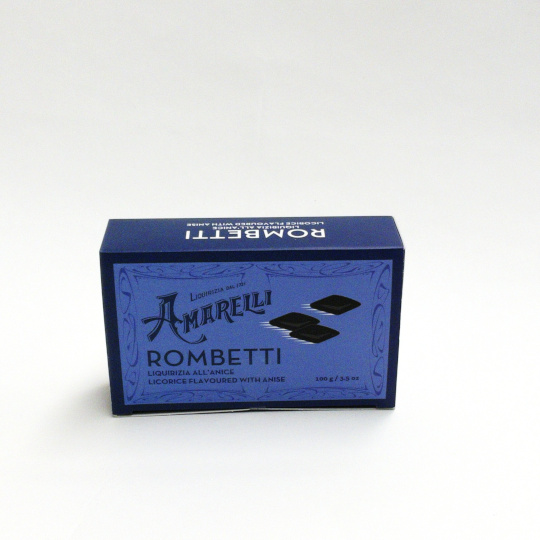 Reines Lakritz - Amarelli Anis Rombetti, 100g-Schachtel - kadó
