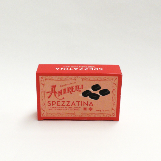 Reines Lakritz - Amarelli Spezzatina, 100g-Schachtel - kadó