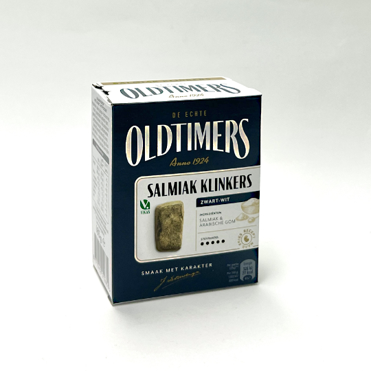 Salmiac - Liquorice - Oldtimers Salmiakklinkers, 185g-box - kadó