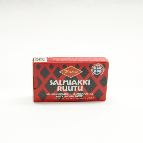 Salmiac - Liquorice - Ruutu, 34g box - kadó
