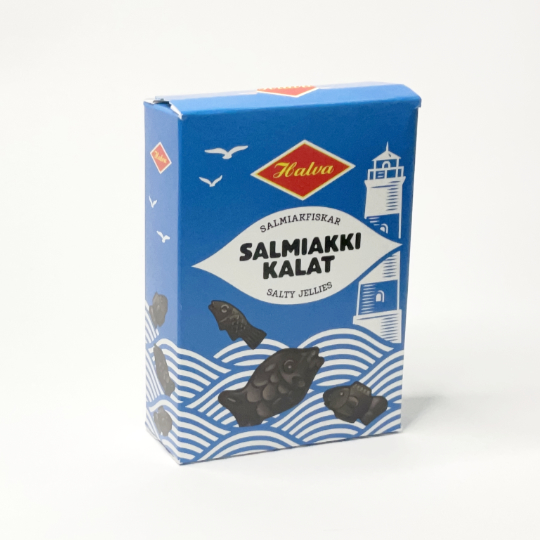 Salmiac - Liquorice - Salmiakki Kalat, 240g-box - kadó