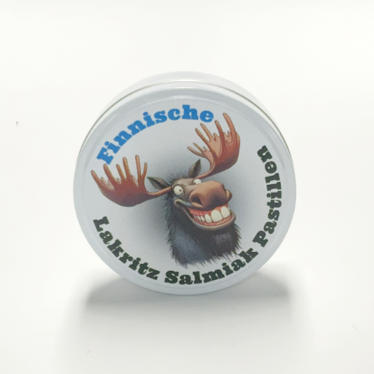 Salmiak - Lakritz - Elch-Lakritz, 60g-Dose - kadó
