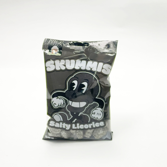 Salmiak - Lakritz - Salta Skummis, 80g-Tüte - kadó