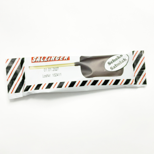 Salmiak - Lakritz - Schoko-Salmiak-Lolly, bitter 30g - kadó