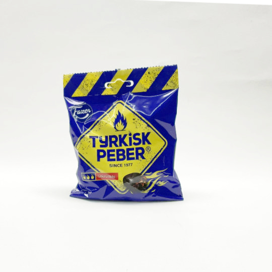 Salmiak - Lakritz - Tyrkisk Peber Fazer, 120g-Tüte - kadó