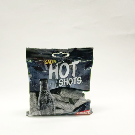 Salty Liquorice - Hot Shots, 80g bag - kadó