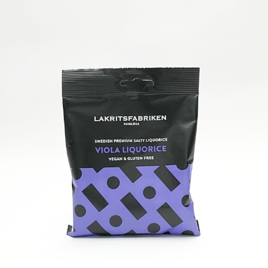 Salty Liquorice - Lakritsfabriken Salty & Violet, 100g-bag - kadó