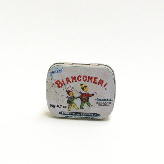 Süß - Herbes Lakritz - Amarelli Bianconeri, 20g-Dose - kadó