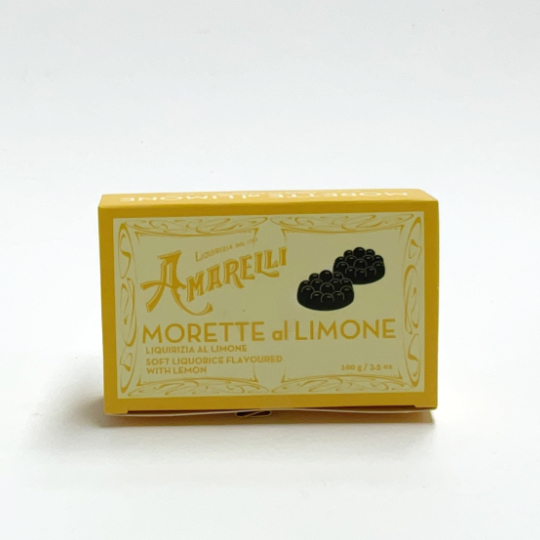 Süß - Herbes Lakritz - Amarelli Limone, 100g-Schachtel - kadó