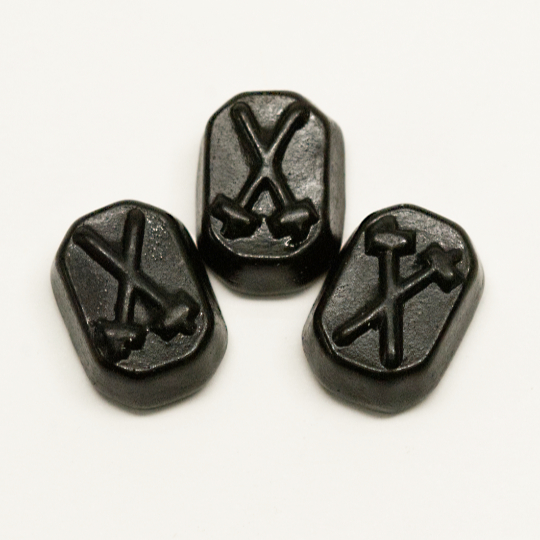 Süß - Herbes Lakritz - Menthol Brikett - kadó