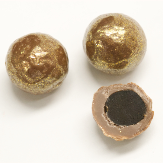 Süß - Mildes Lakritz - Gold Perlen - kadó