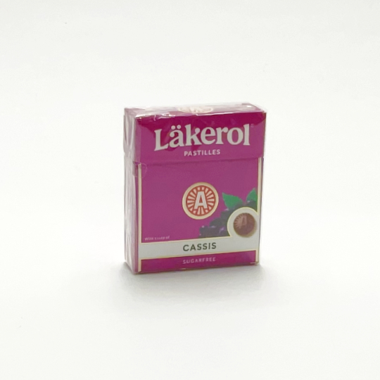 Süß - Mildes Lakritz - Läkerol Cassis o.Z., 25g-Schachtel - kadó