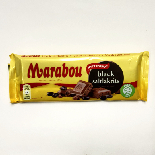 Süß - Mildes Lakritz - Marabou Black, 90g-Tafel MHD - kadó