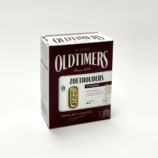 Süß - Mildes Lakritz - Oldtimers Zoethoudertjes, 185g-Box - kadó