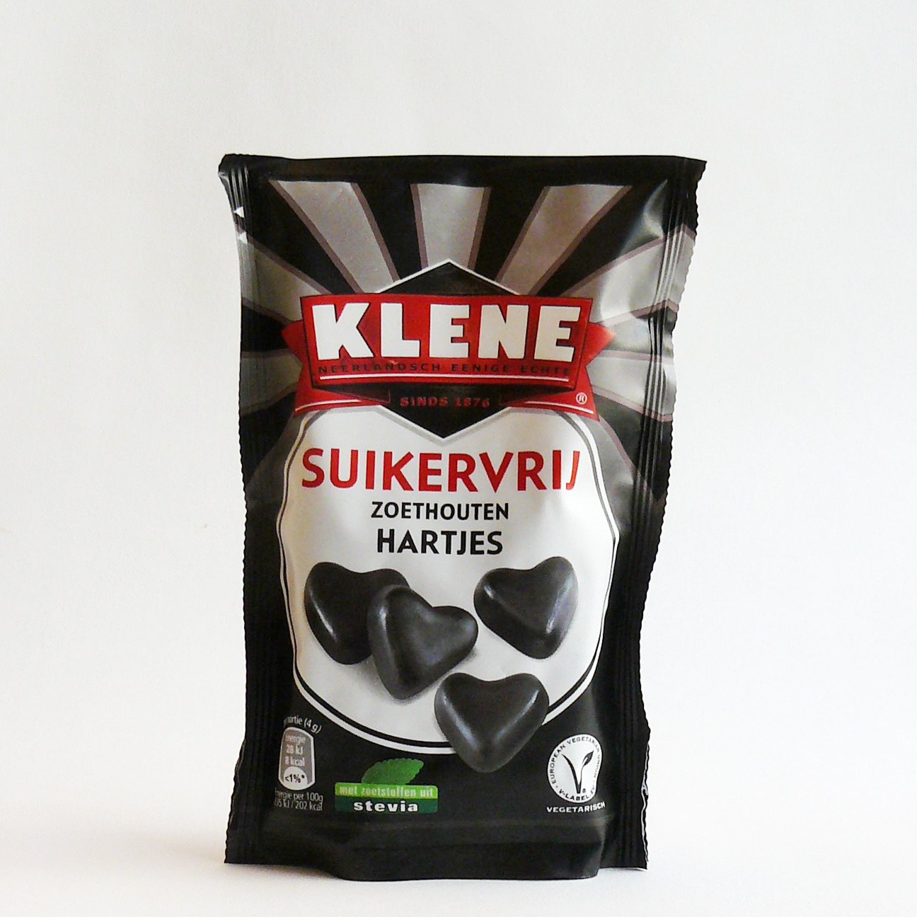 Sweet - Bitter Liquorice - Sweetwood hearts sugarfree, 110g-bag - kadó