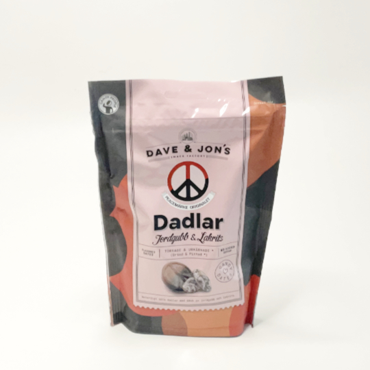 Sweet - Mild Liquorice - Dates with strawberry & liquorice, 125g-bag - kadó