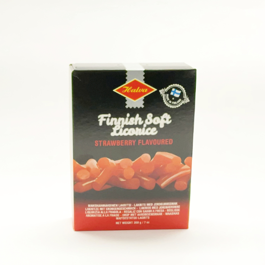 Sweet - Mild Liquorice - Finn. Halva red Licorice, 200g-box - kadó