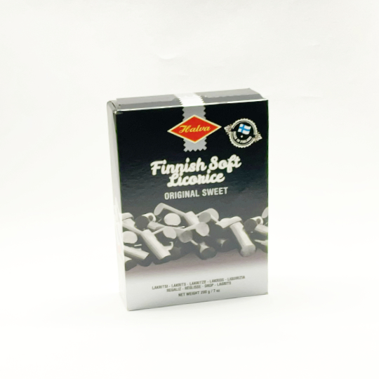 Sweet - Mild Liquorice - Finnish sweet soft licorice, 200g-box - kadó
