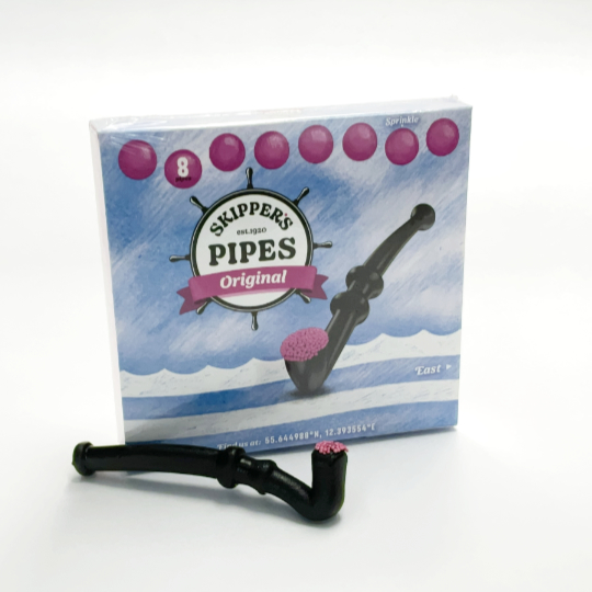 Sweet - Mild Liquorice - Liquorice pipes, 8er carton - kadó
