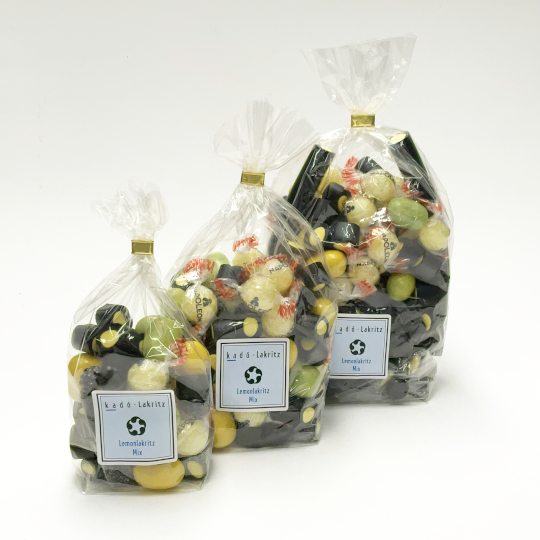 Lakritzmischung mit Zitrone und Limone aus Europa in einer Mischung