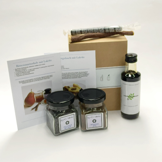 Liquorice Cookbox with 2 recipes