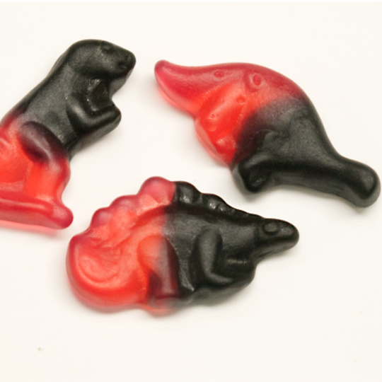 Liquorice dinos - 100g