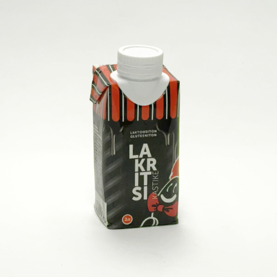 Liquorice sauce from Finland, sweet and tart as a topping over ice cream or as a blob in a salad