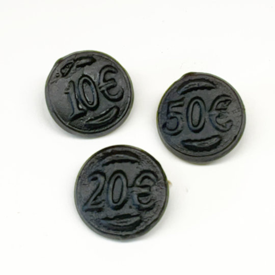 Aromatischen Lakritzmünzen, holländisch