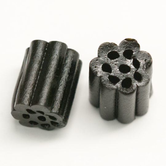Soft and sweet liquorice rolls, finnish