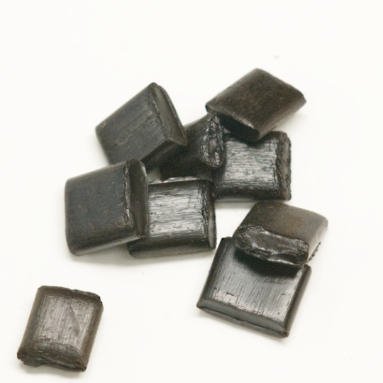 Bitter pure liquorice from italian manufacture