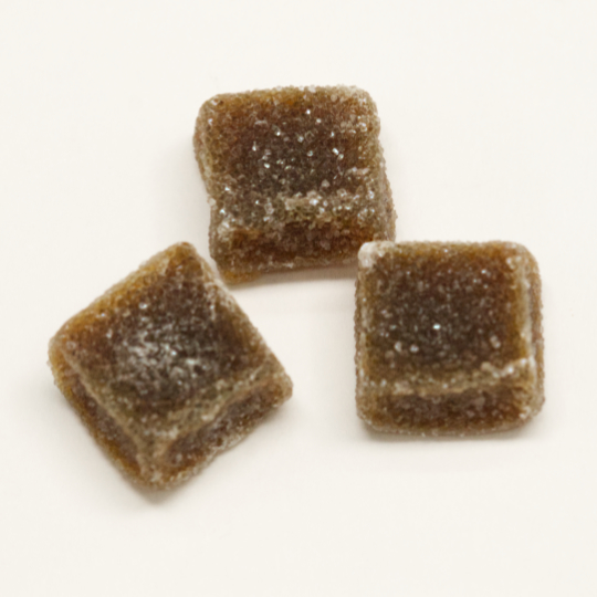 Soft liquorice with a strong flavour from real ginger, kado´s own recipe. The gingeressence is made based on alcohol.